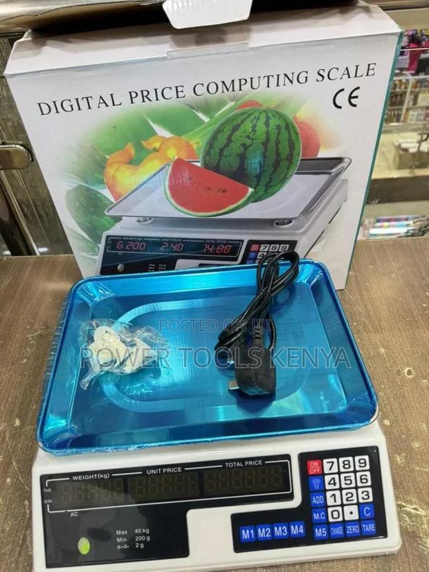 40kg Armless Digital Price Computing Scale - main view