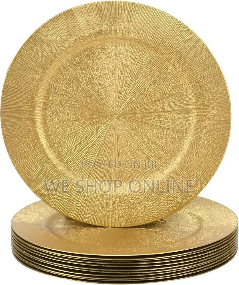 13 Inch Gold Charger Plates