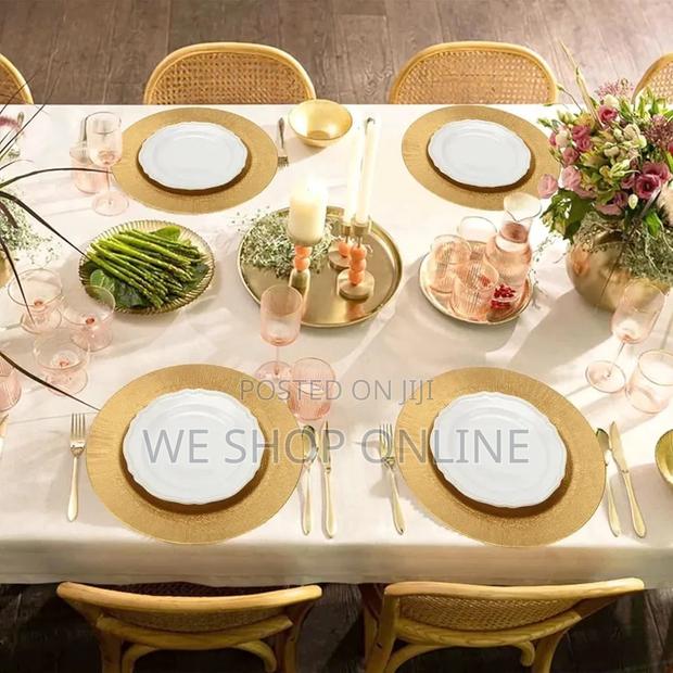 13 Inch Gold Charger Plates - thumbnail 2