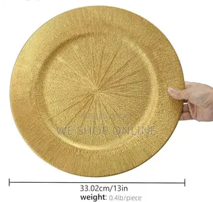 13 Inch Gold Charger Plates