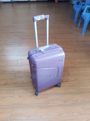 Rubber Medium Suitcase Doube Zip High Quality Travelling Bag