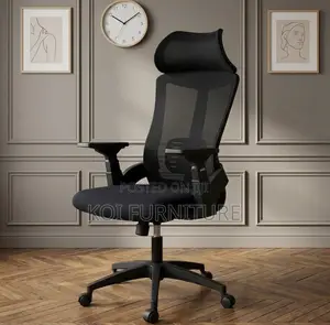Office Chair; Ergonomic Lammar Fabric Executive Seat