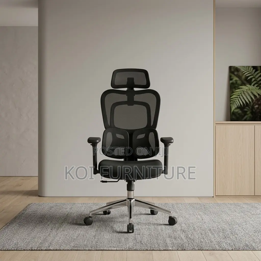 Office Chairs; Dual Backrest Executive Orthopedic Mesh Chair