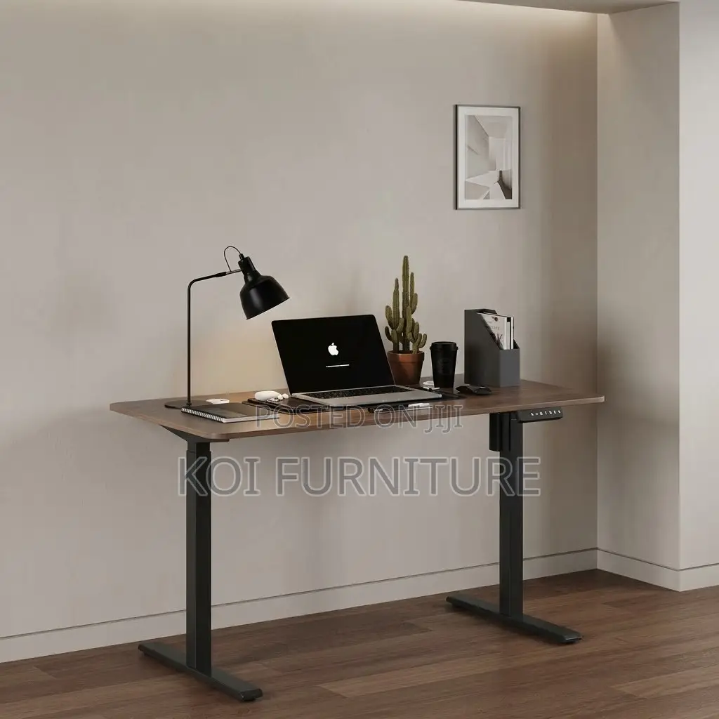 Office Desk; 1.4 Meters Electric Modern Standing Adjustable Desk