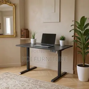 Office Desk; 1.4 Meters Electric Modern Standing Adjustable Desk