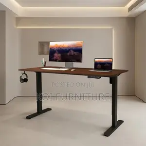 Office Desk; 1.4 Meters Electric Modern Standing Adjustable Desk