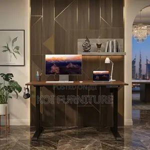 Office Desk; 1.4 Meters Electric Modern Standing Adjustable Desk