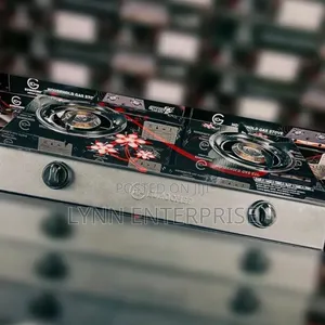 Eurochef Glass 2 Burner Cooker Glass Top