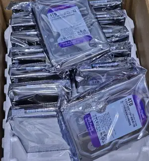 4TB HDD WD Purple for NVR CCTV Video Recorder Storage Use