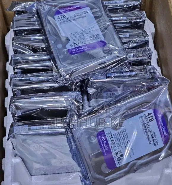 4TB HDD WD Purple for NVR CCTV Video Recorder Storage Use