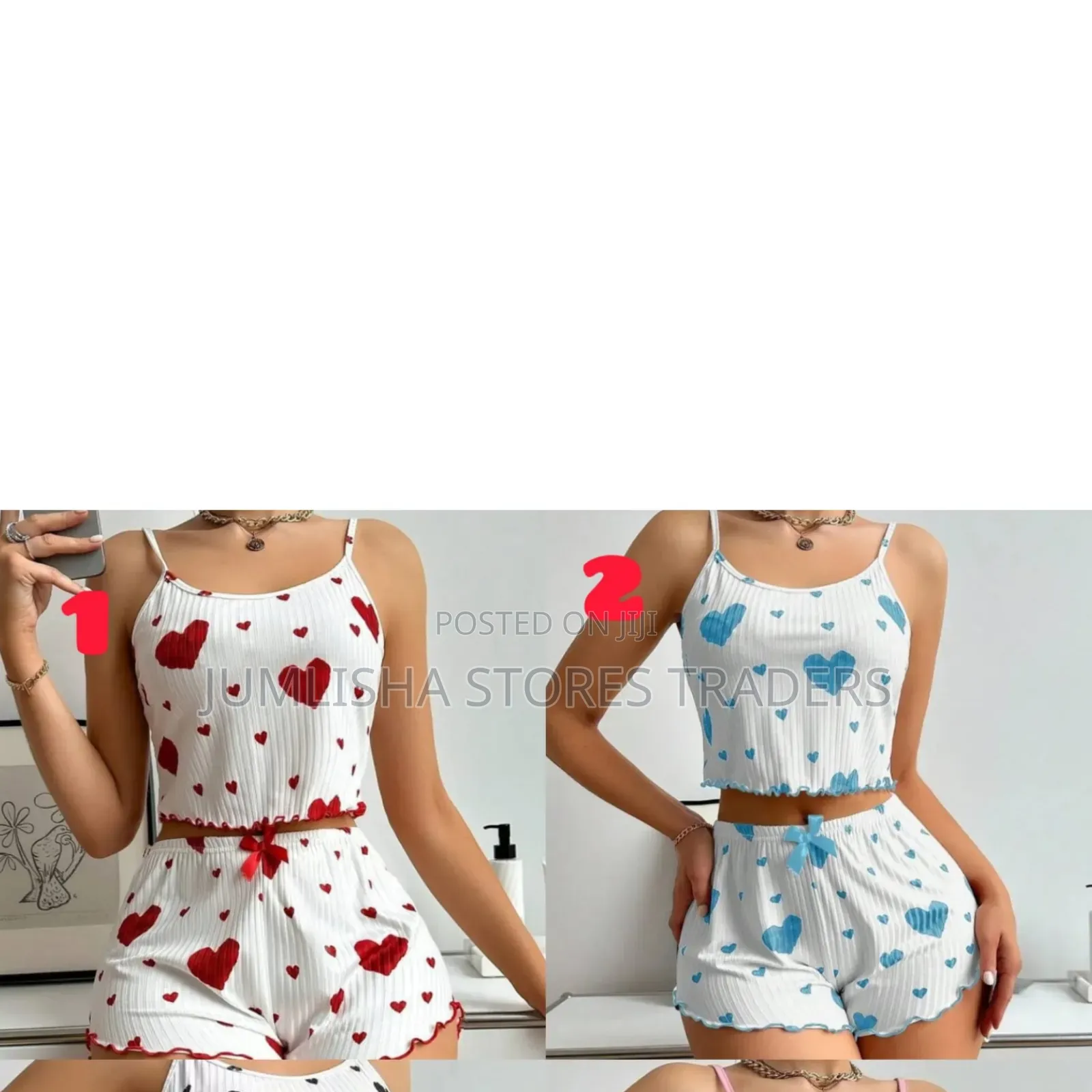 2 PC Pajama Set Sizes (L) ,(Xl) (2xl) ,3 Extra Large (3XL)