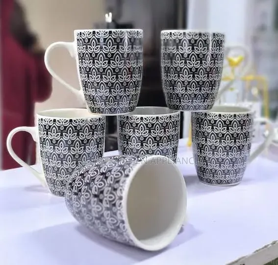 Black Ceramic Mugs