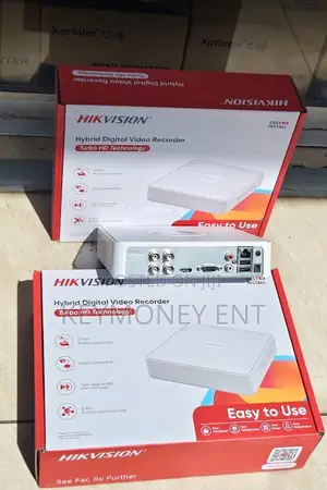 4 Channels Hikvision Two Way Audio Smart Hybrid DVR