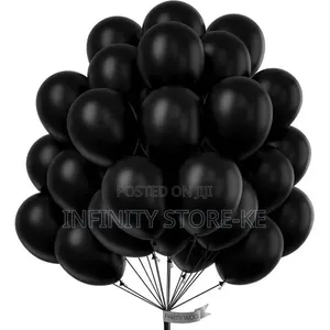 Black Latex Balloons 100 Pieces