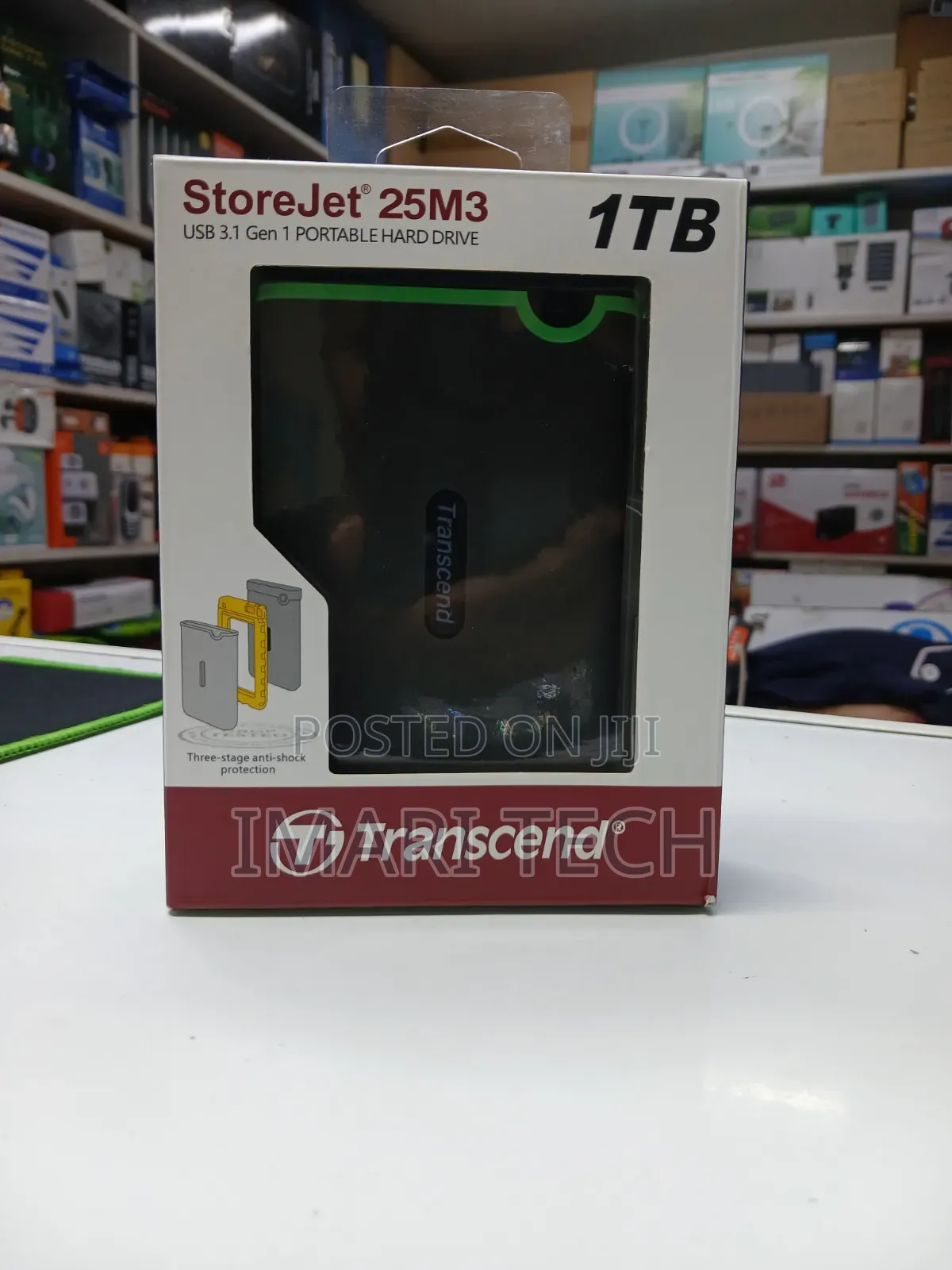 Transcend 1TB StoreJet Portable External Hard Drive