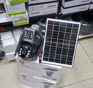 Dual Lens 4G Solar Security Camera for Home