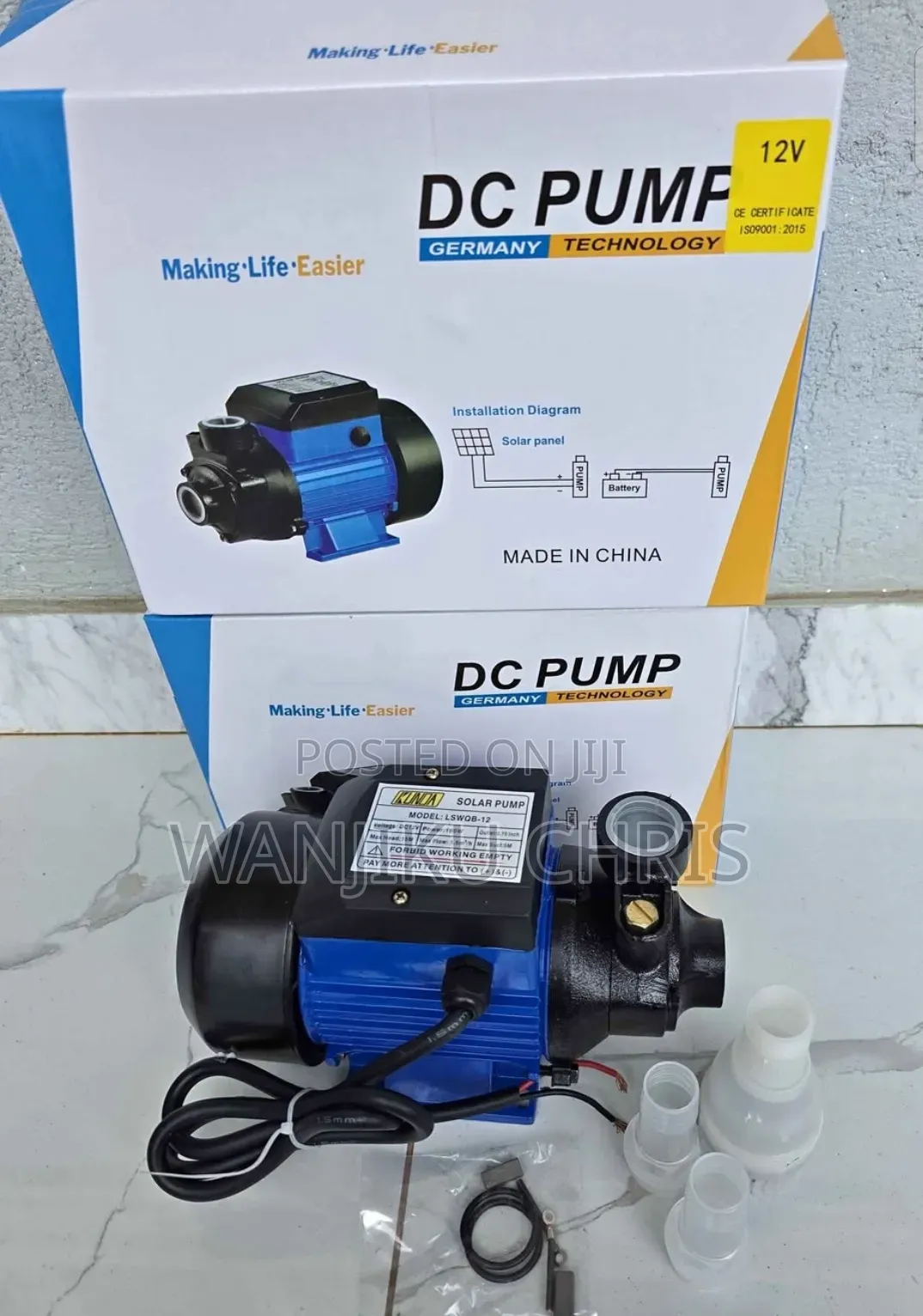 12v Dc Water Pump/Solar Pump 180 Watts