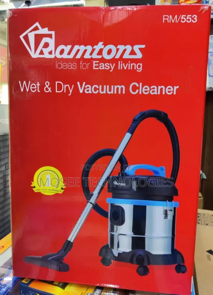 *Ramtons 21Litres Wet and Dry Vacuum Cleaner