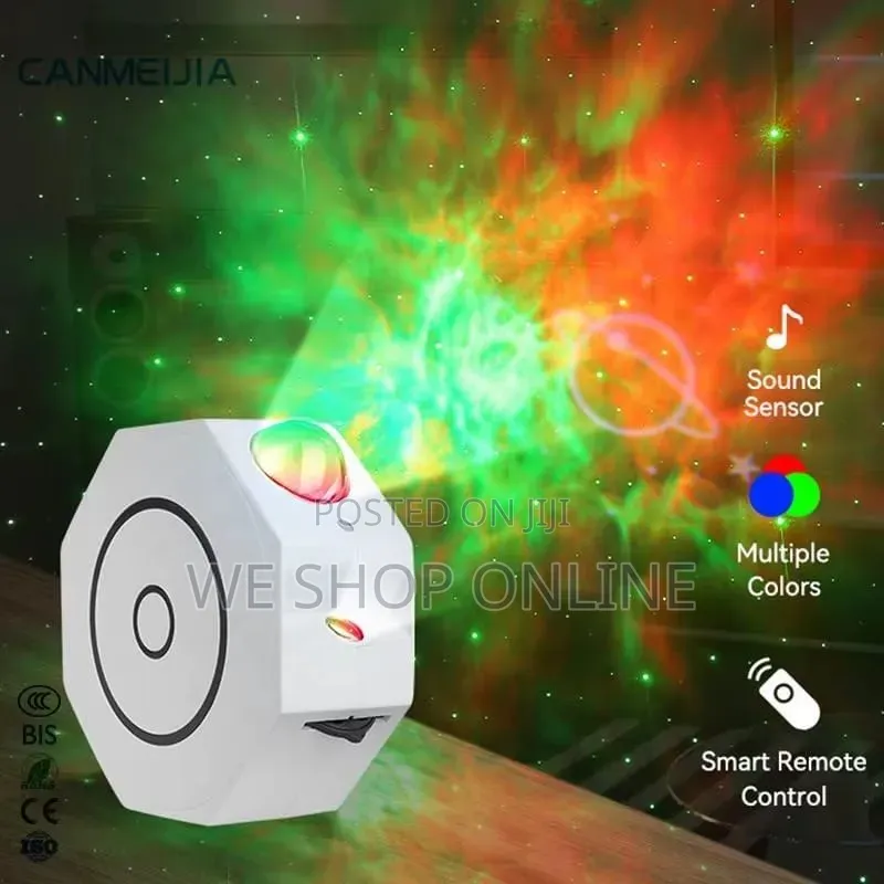 Galaxy Night Light Projector With Bluetooth Speaker