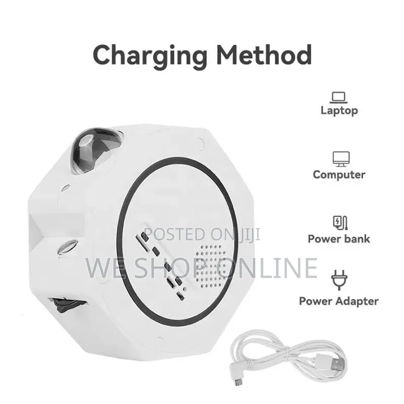 Galaxy Night Light Projector With Bluetooth Speaker