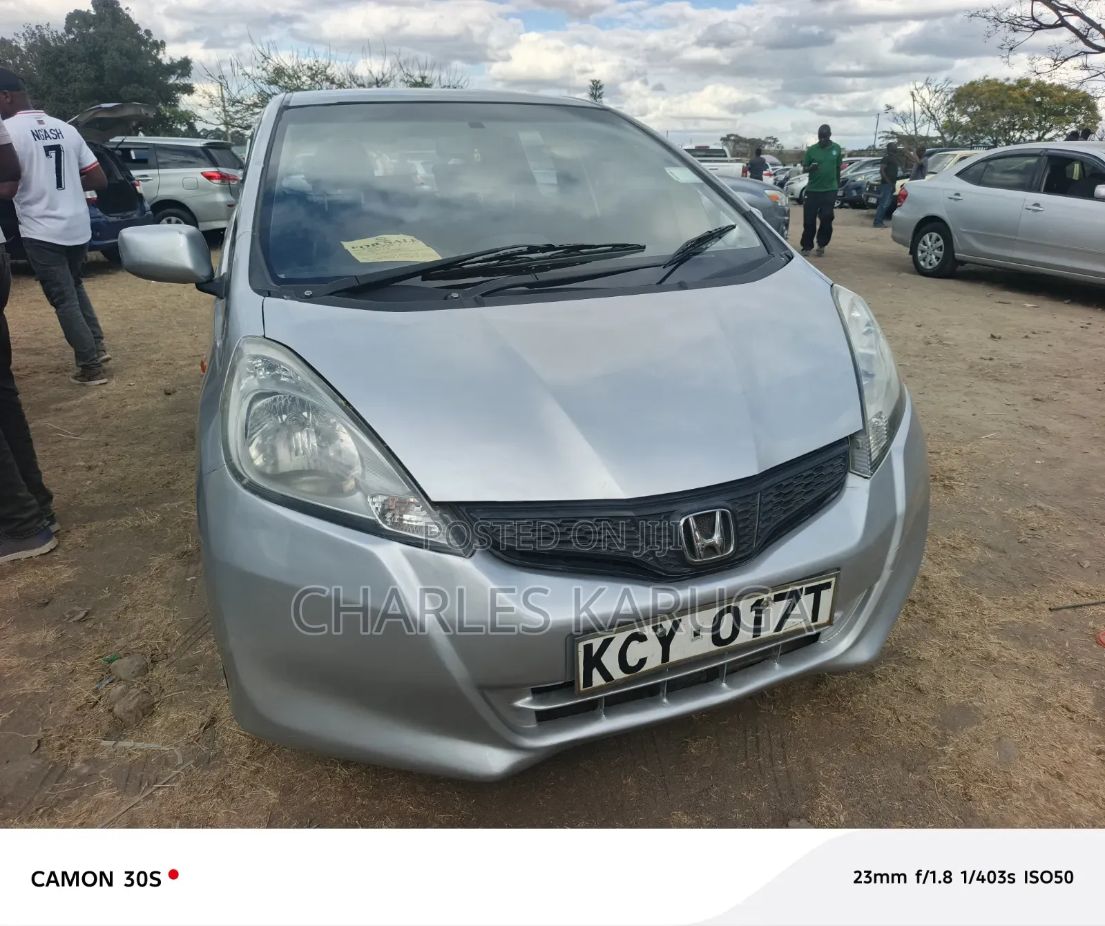 Honda Fit 2012 Silver
