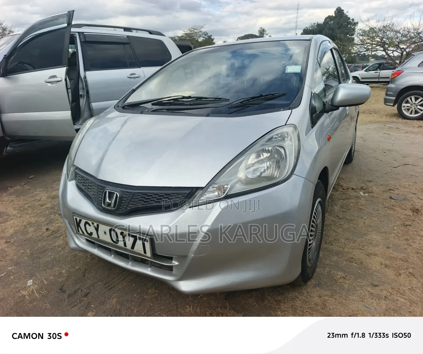 Honda Fit 2012 Silver