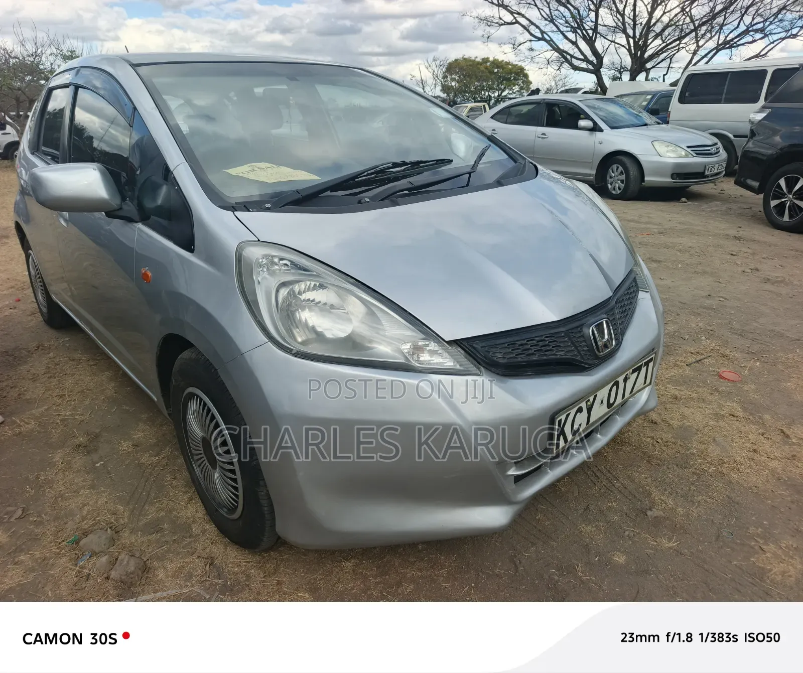 Honda Fit 2012 Silver