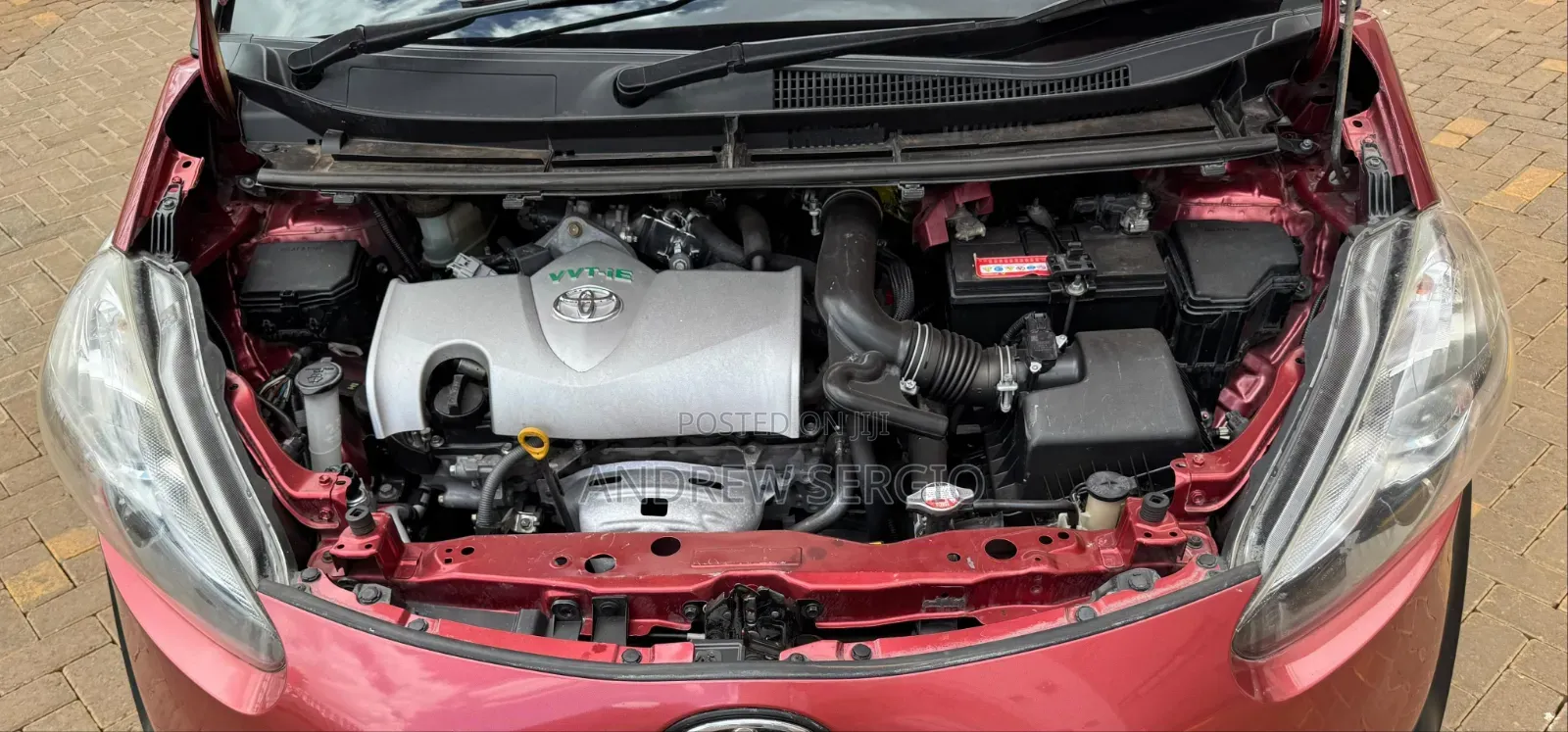 Toyota Sienta 2017 Burgundy