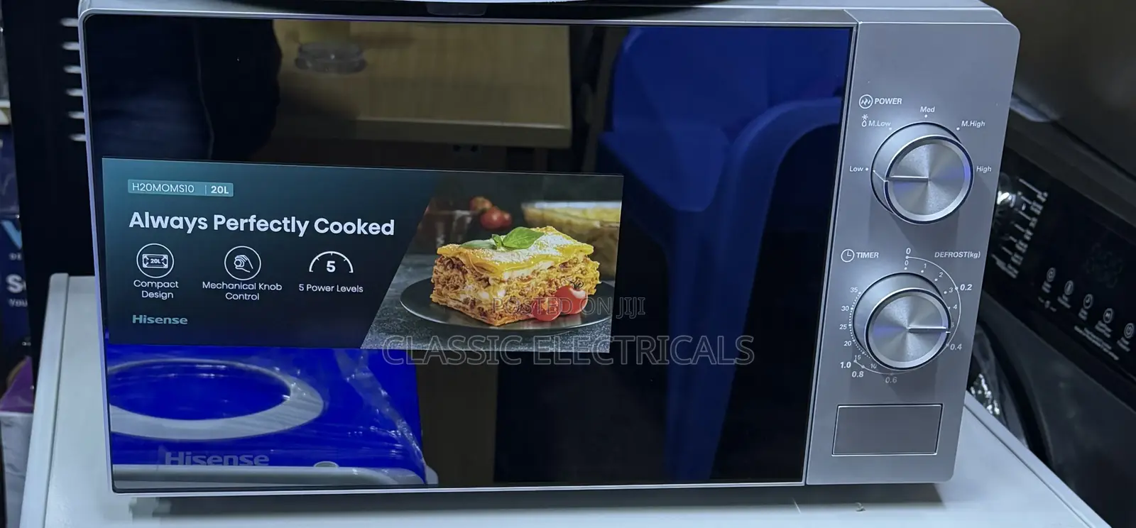 20kgs Silver Manual Hisense Microwave at 6799