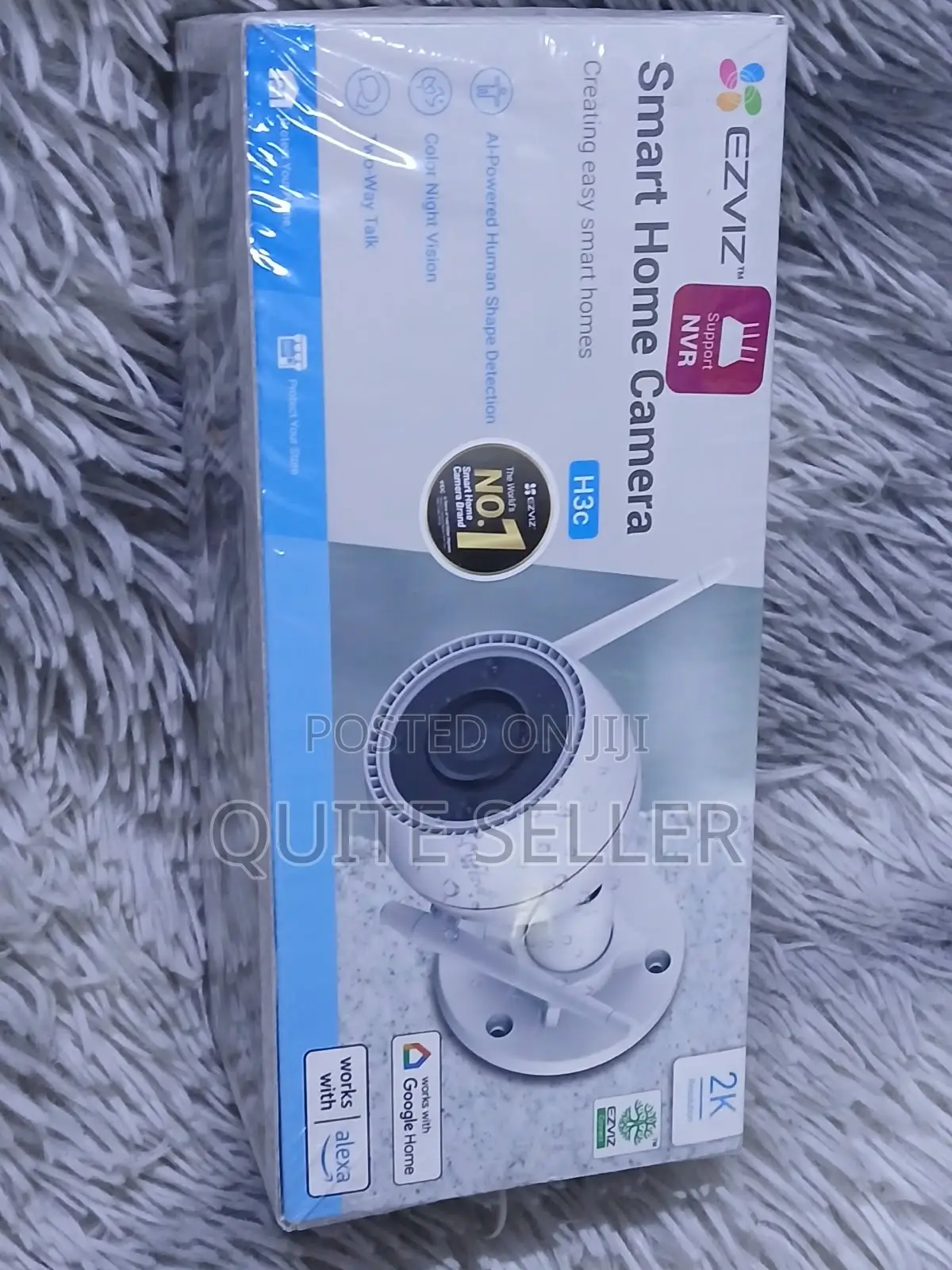 EZVIZ H3c 2K WiFi Outdoor Security Camera With Color Night Vision