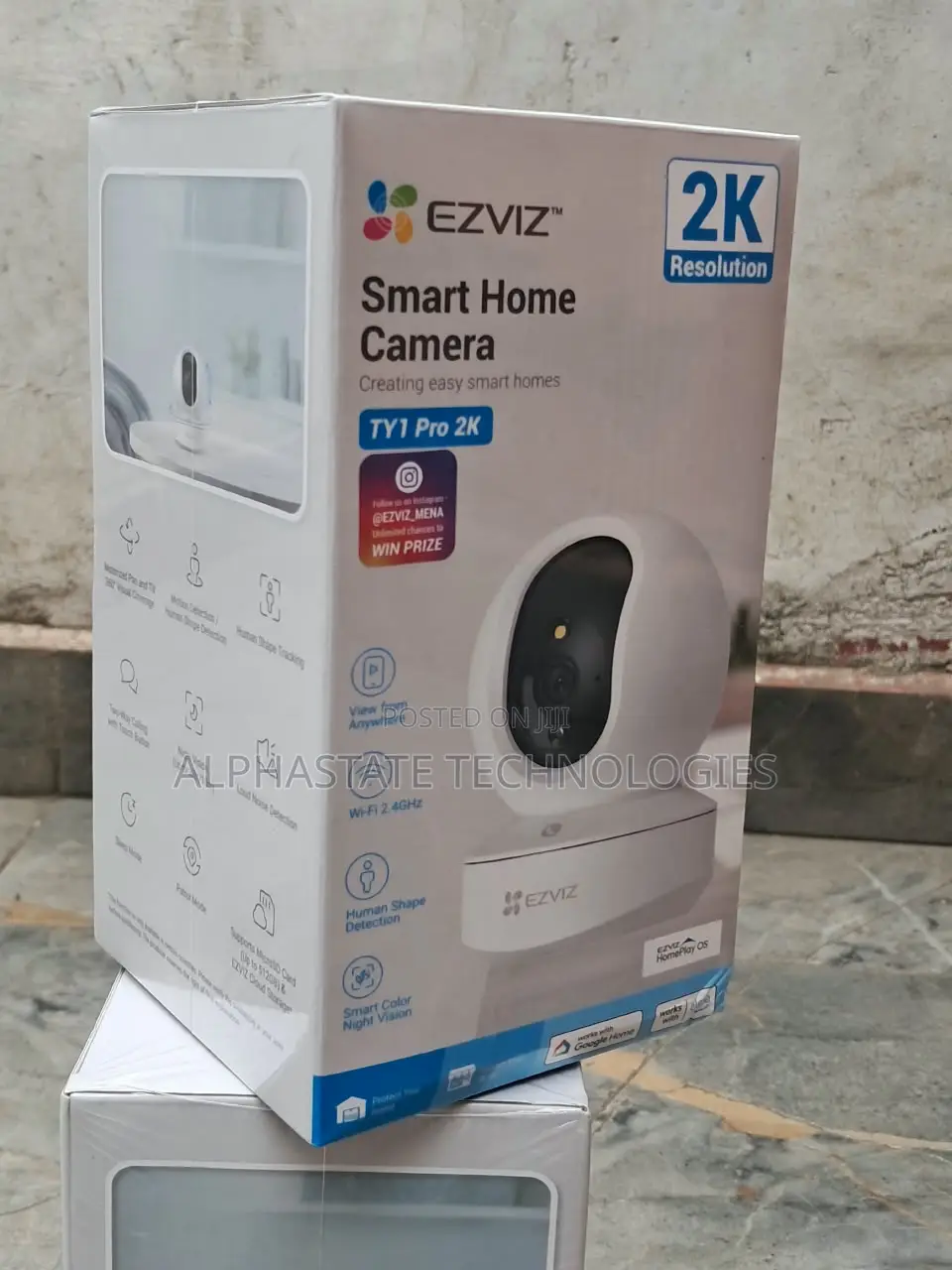Ezviz Ty1 Pro 2k Wireless CCTV Camera With PTZ