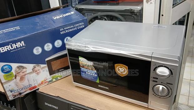 Bruhm 20L Silver Manual Microwave - thumbnail 2