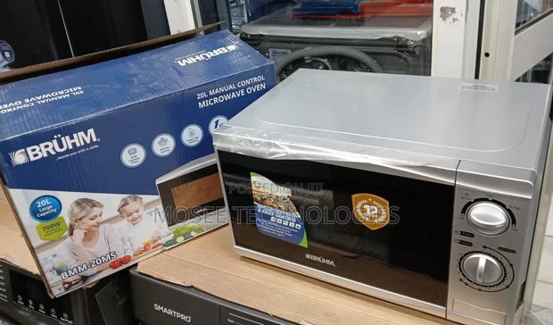Bruhm 20L Silver Manual Microwave - thumbnail 3