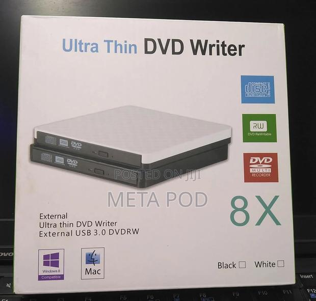 External Ultra-Thin USB 3.0 DVD Writer - main view