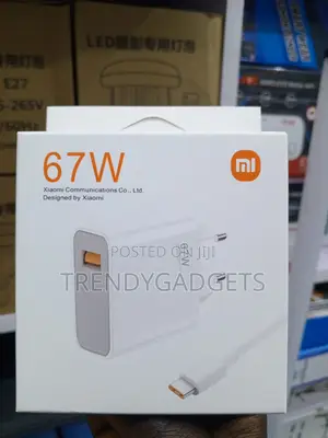 Xiaomi 67W Fast Charger Adapter With Type-C Cable