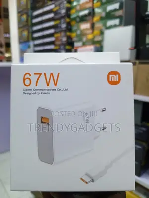 Xiaomi 67W Fast Charger Adapter With Type-C Cable