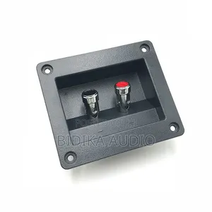 2-Way Square Speaker Box Terminal Cup With Banana Binding Post