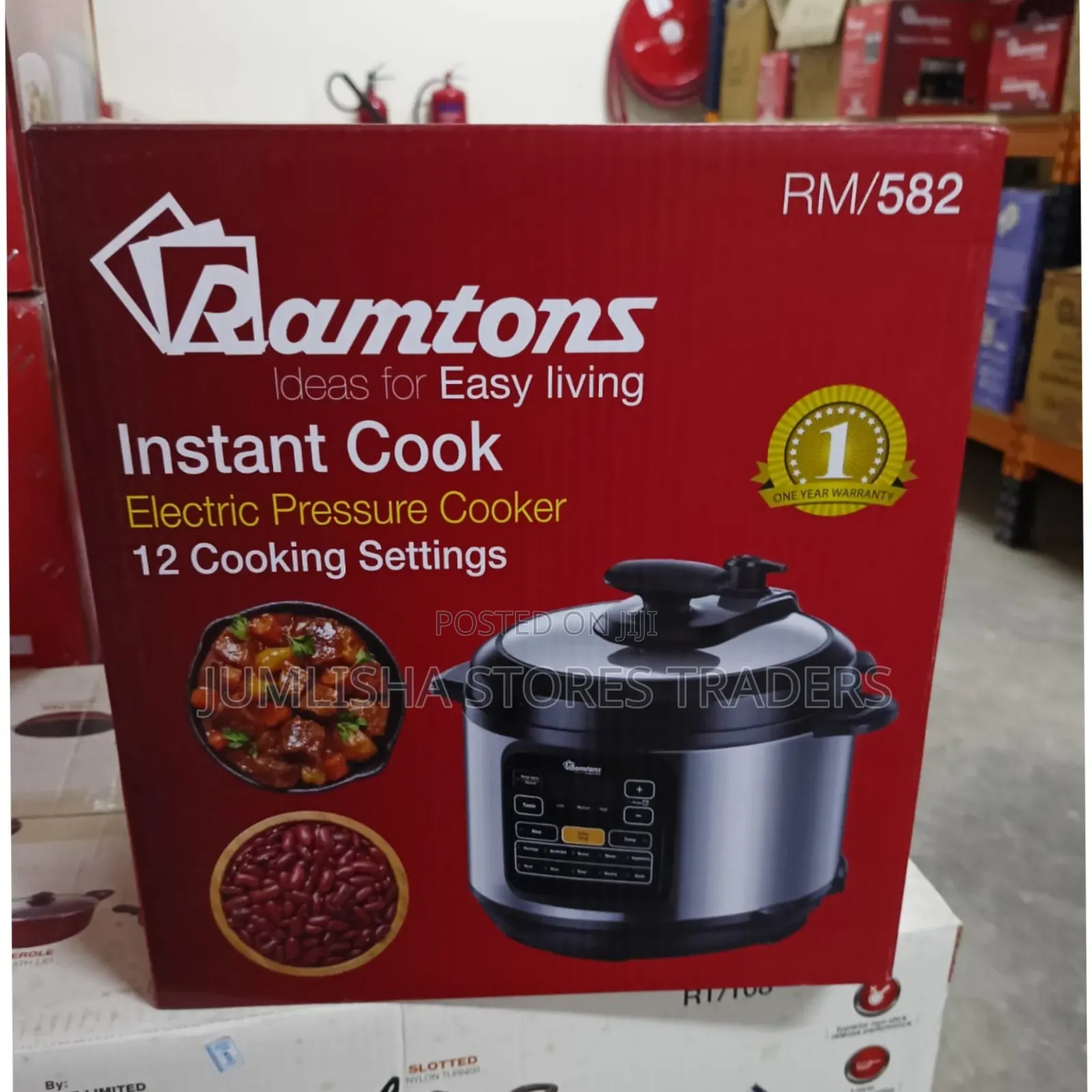 6 Litres Ramtons Electric Pressure Cooker