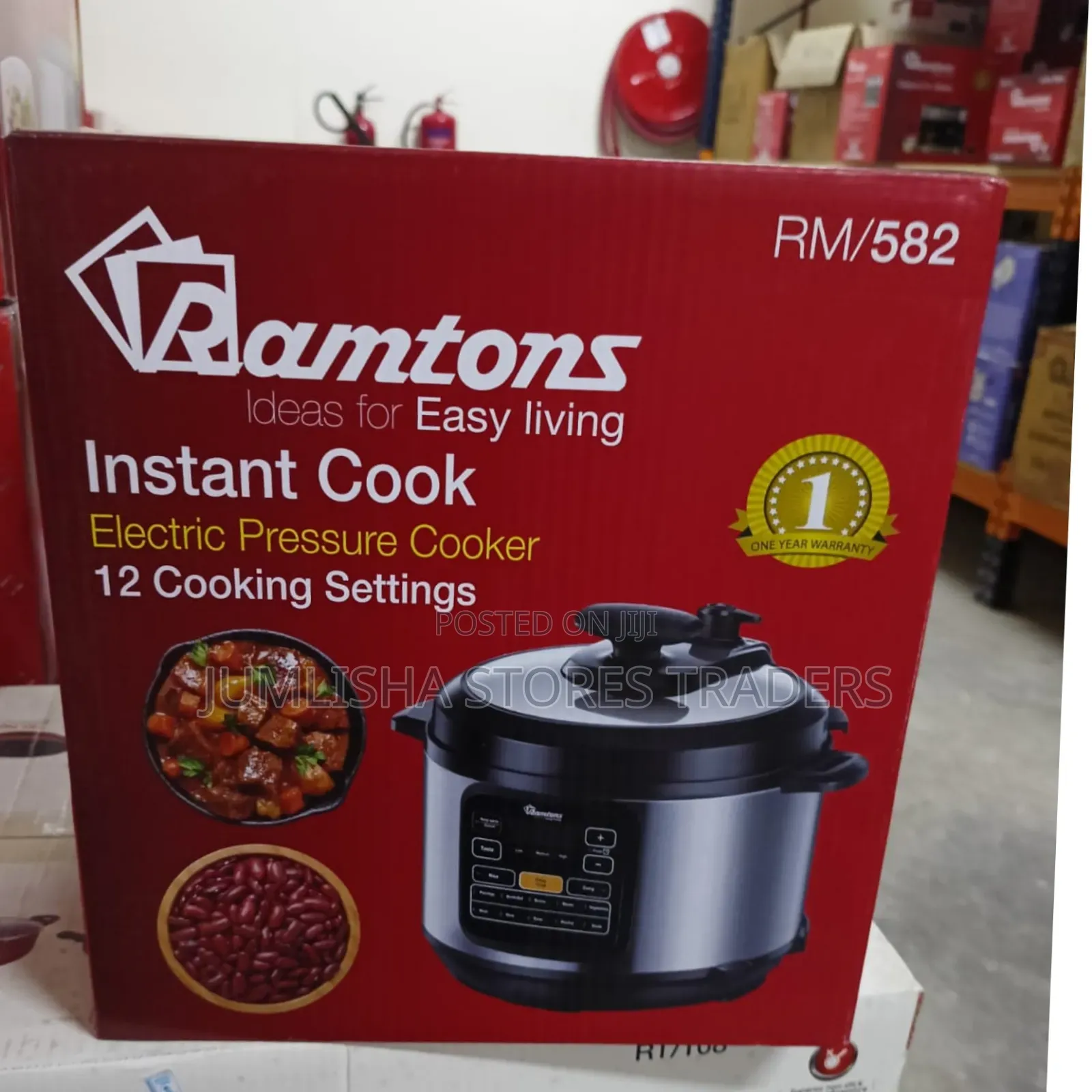 6 Litres Ramtons Electric Pressure Cooker