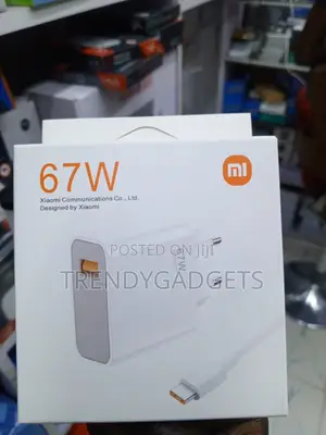67W Xiaomi Turbo Charger With USB-A to Type-C Cable