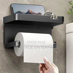 Shelf Tissue Holder Phone Holder