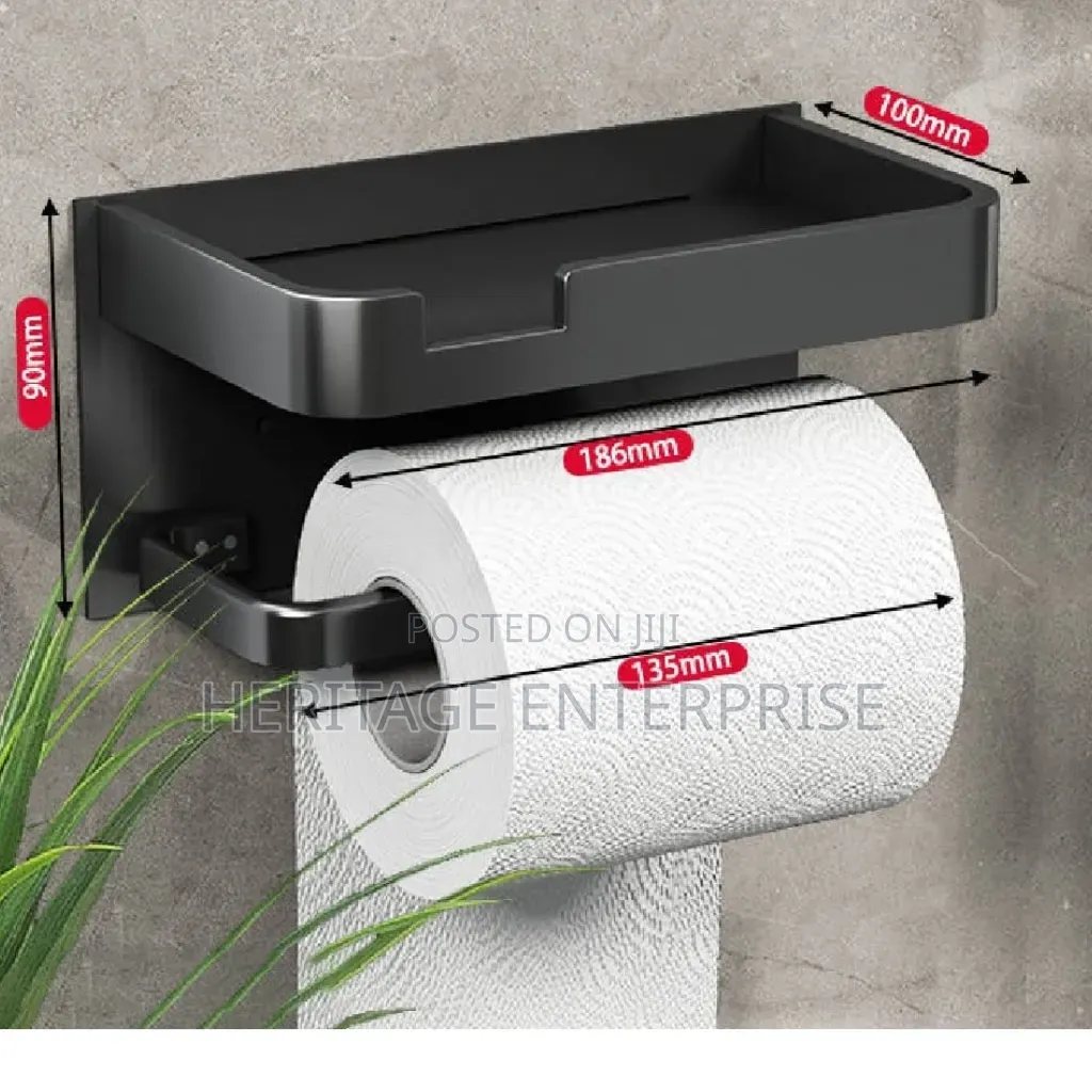 Towel Holder Storage Rack Waterproof Tissue