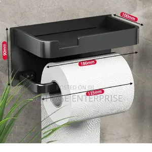 Towel Holder Storage Rack Waterproof Tissue