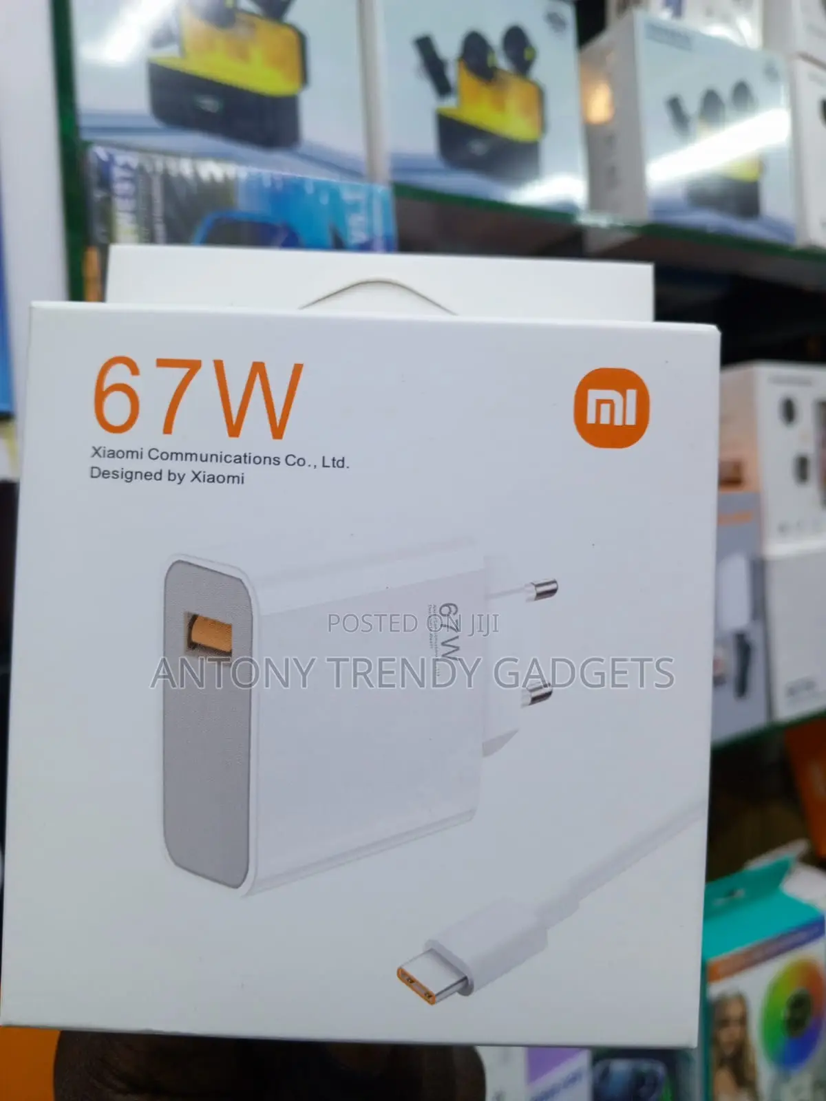 Xiaomi 67W Fast Charger Adapter With Type-C Cable