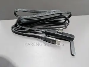 Braided Nylon Type-C Cable With Built-in Folding Phone Stand