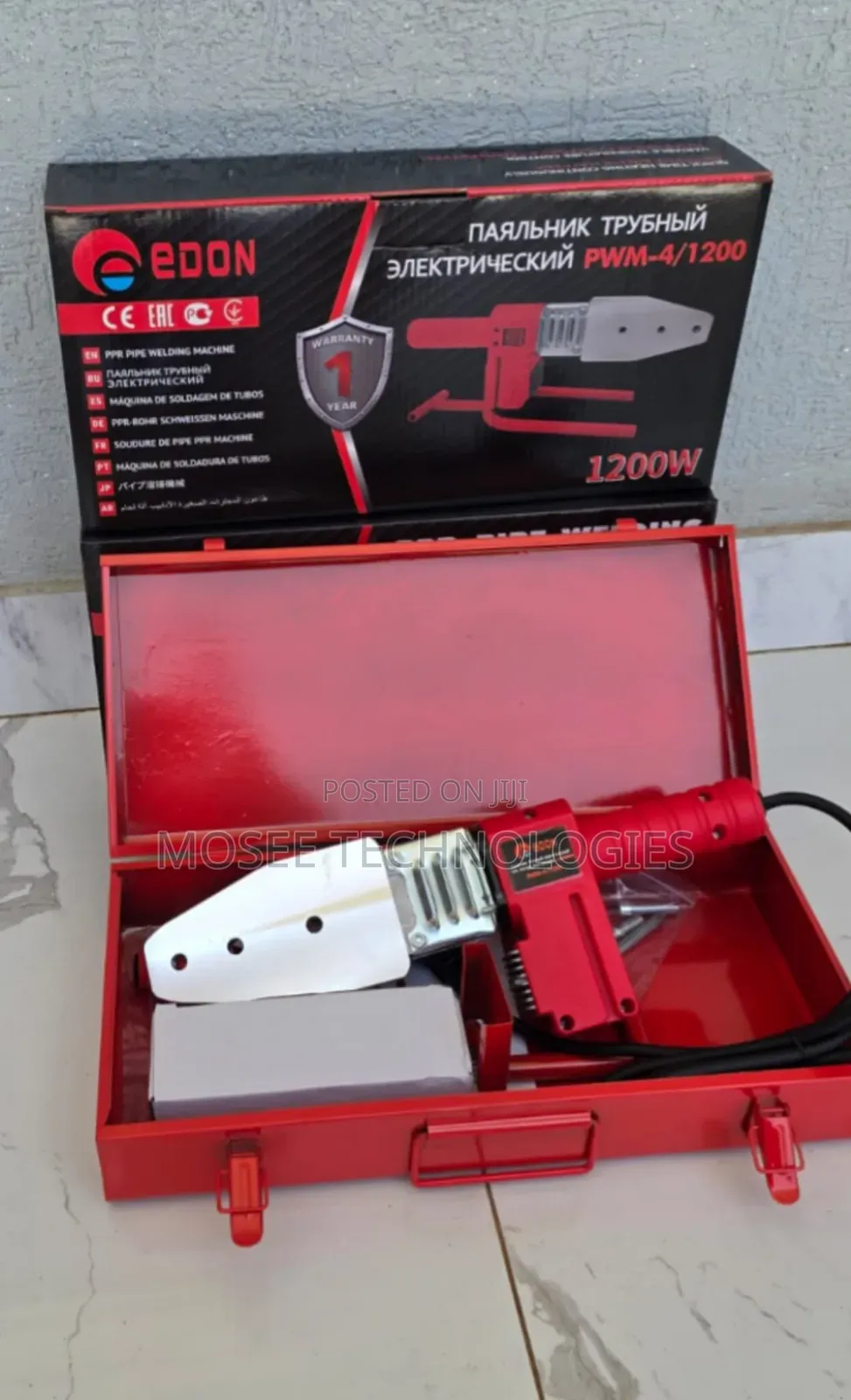 Edon 1200W PPR Pipe Welding Machine