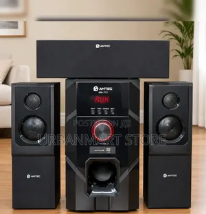 Amtec AM-731 Bluetooth Speaker With Tower Speakers