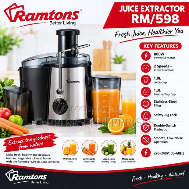 Ramtons Commercial Juicer Extractor - thumbnail 2