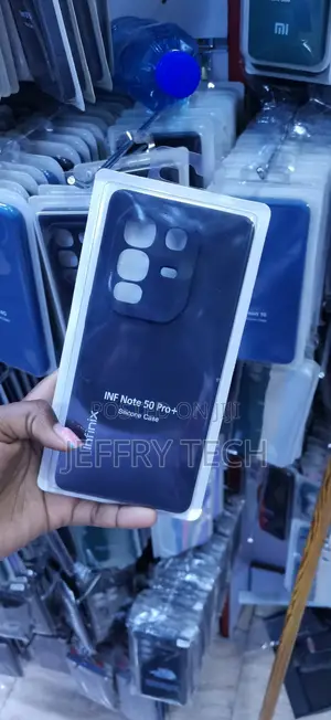 Dark Blue Silicone Phone Case Designed for the Infinix Note 50 Pro+