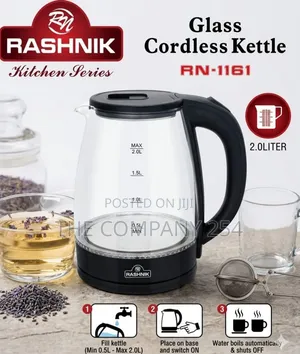 Rashnik Glass Cordless Kettle